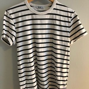 Buck Mason SS Striped Shirt Small